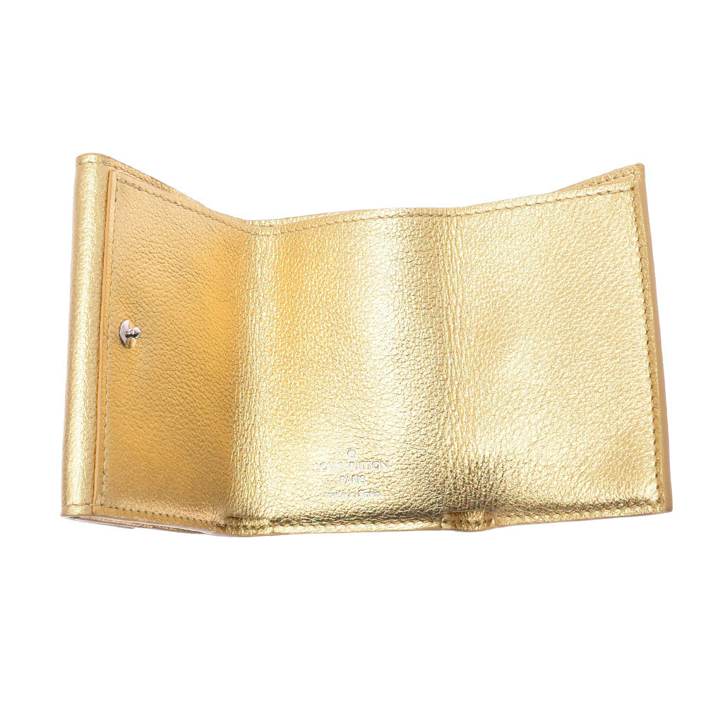ルイヴィトンポルトフォイユ ロックミニ ゴールド ユニセックス
