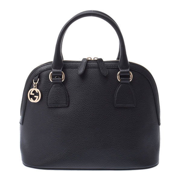 Gucci Gucci 2way Bag Outlet Black 449662女性小牛手袋是一种排名使用的Silgrin