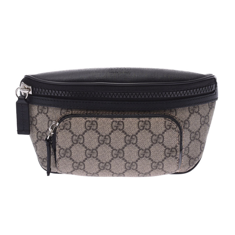 GUCCI Gucci GG Scrim West Bag Beige / Black 450946 Unisex PVC Body Bag A-rank used Silgrin