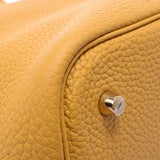 Hermes Hermes Picon Lock MM Jeane Aim Bull Gold Bracket C刻（2018年左右）女式三重纤维手提包未使用的Silgrin