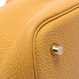 Hermes Hermes Picon Lock MM Jeane Aim Bull Gold Bracket C刻（2018年左右）女式三重纤维手提包未使用的Silgrin