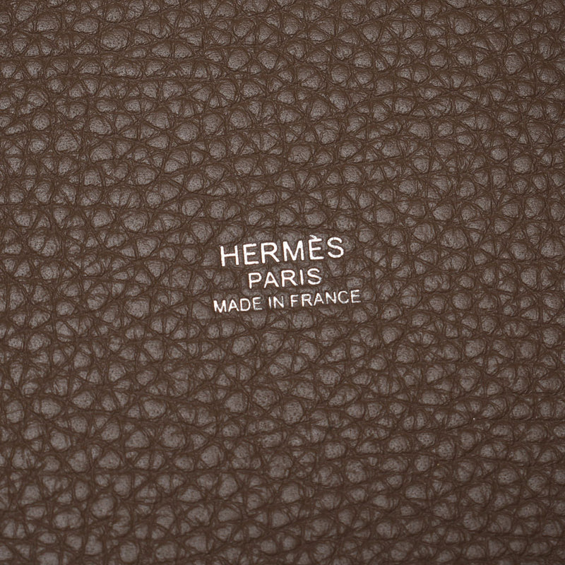 Hermes Hermes Picon Tone Rock MM eThoup Silver Fittings y刻（2020年）女士Triyo克莱默手提包新的银杏