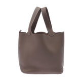 Hermes Hermes Picon Tone Rock MM eThoup Silver Fittings y刻（2020年）女士Triyo克莱默手提包新的银杏