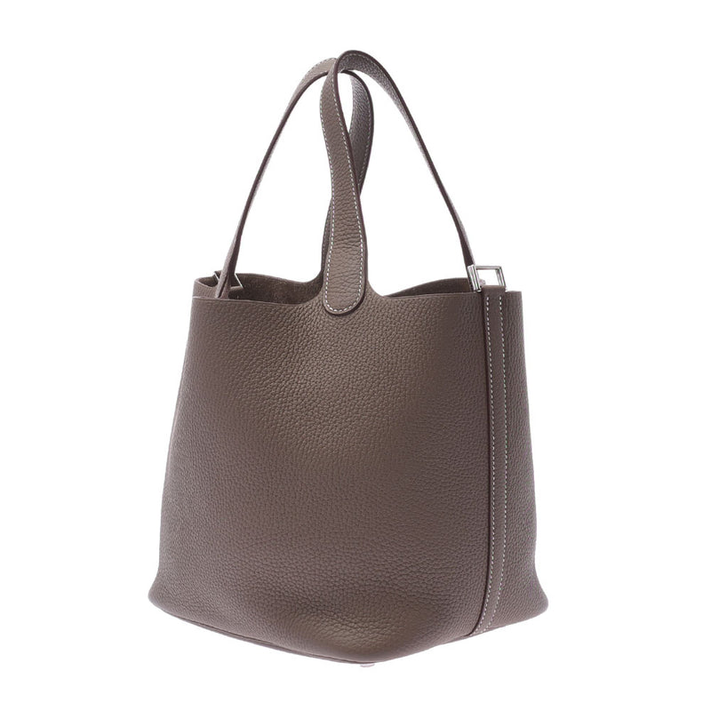 Hermes Hermes Picon Tone Rock MM eThoup Silver Fittings y刻（2020年）女士Triyo克莱默手提包新的银杏