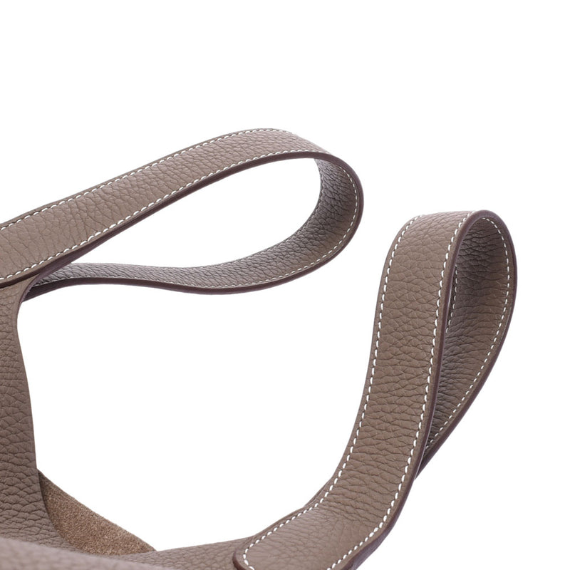 Hermes Hermes Picon Tone Rock MM eThoup Silver Fittings y刻（2020年）女士Triyo克莱默手提包新的银杏