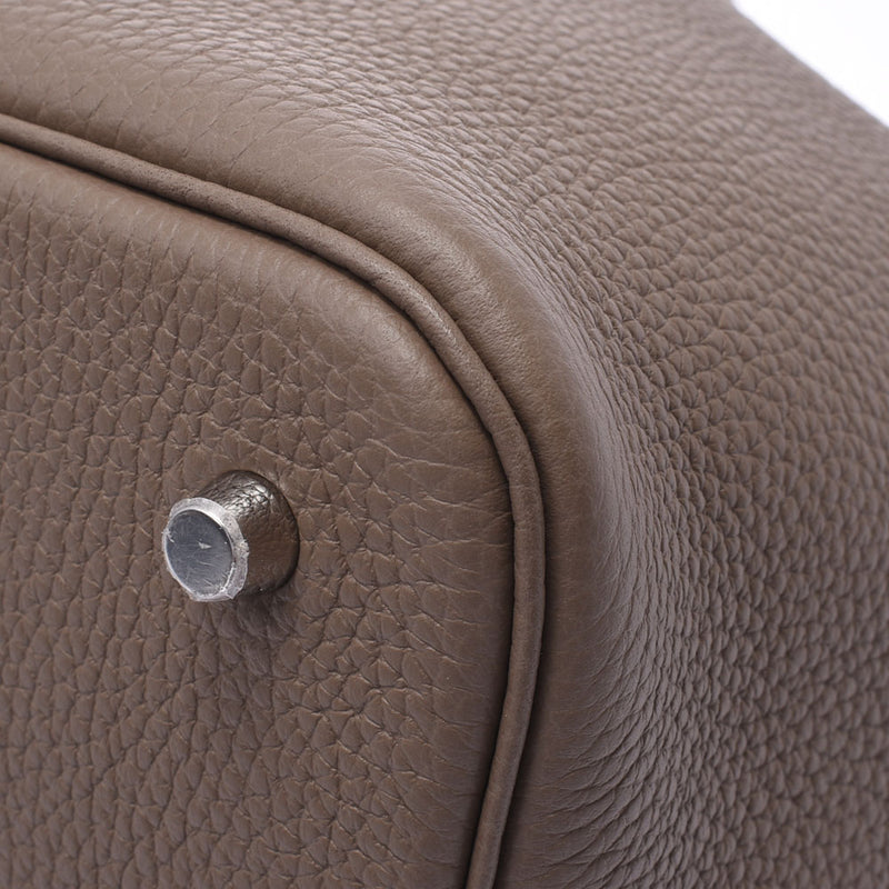 Hermes Hermes Picon Tone Rock MM eThoup Silver Fittings y刻（2020年）女士Triyo克莱默手提包新的银杏