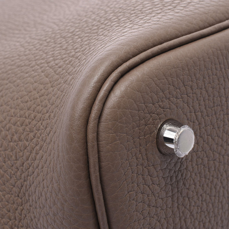 Hermes Hermes Picon Tone Rock MM eThoup Silver Fittings y刻（2020年）女士Triyo克莱默手提包新的银杏