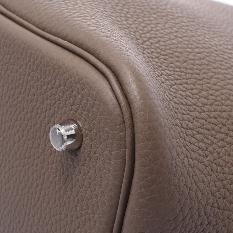 Hermes Hermes Picon Tone Rock MM eThoup Silver Fittings y刻（2020年）女士Triyo克莱默手提包新的银杏
