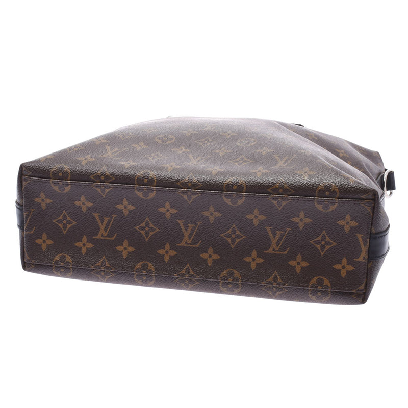 Louis Vuitton Louis Vuitton Makasa Davis 2way Bag Brown / Black M56708 Manicumic画笔手提包袋AB排名使用水池