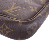 LOUIS VUITTON Monogram Pochette附件棕色M51980女士Monogram帆布附件袋A级二手Ginzo