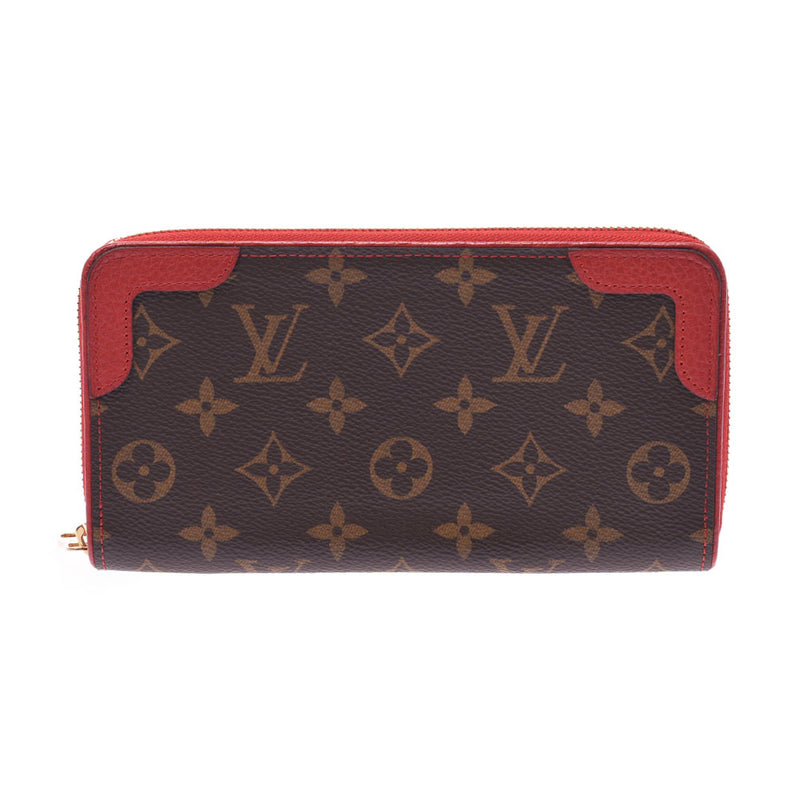 LOUIS VUITTON ルイヴィトン モノグラム ジッピーウォレット レティーロ  スリーズ M61854 レディース モノグラムキャンバス 長財布 Aランク 中古 銀蔵