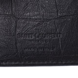 Saint Laurent Sun Laurent Compact Wallet Black 459996 Unisex Curf Three Folded Wallet B Rank Used Sinkjo