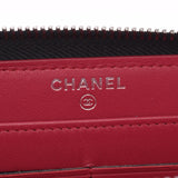 Chanel Chanel Matrasse Gabriel Round Fastener Wallet Black Women's Curf Long Wallet AB Rank Used Sinkjo
