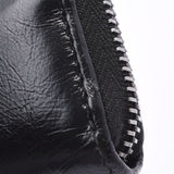Chanel Chanel Matrasse Gabriel Round Fastener Wallet Black Women's Curf Long Wallet AB Rank Used Sinkjo