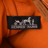 Hermes Hermes Deauville PM手提袋法国节日有限公司橙色男女通用Canvas手提包B排名使用Silgrin