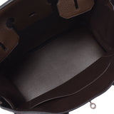 HERMES エルメス バーキン 35 カフェ シルバー金具 □M刻印(2009年頃) ユニセックス トリヨンクレマンス ハンドバッグ 新同 中古 銀蔵