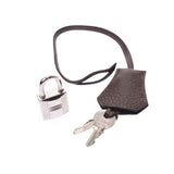 HERMES エルメス バーキン 35 カフェ シルバー金具 □M刻印(2009年頃) ユニセックス トリヨンクレマンス ハンドバッグ 新同 中古 銀蔵