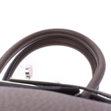 HERMES エルメス バーキン 35 カフェ シルバー金具 □M刻印(2009年頃) ユニセックス トリヨンクレマンス ハンドバッグ 新同 中古 銀蔵