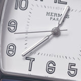 HERMES エルメス ケープコッド ドゥブルトゥール CT1.710 レディース SS/革 腕時計 クオーツ 白文字盤 Aランク 中古 銀蔵