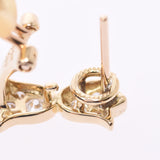 Christian Dior Christian Dior Ladies K18 YG / Diamond Earrings A-Rank Used Silgrin