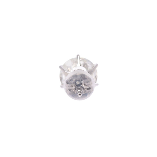 【Summer Selection Recommended】 One Ear Earth Earrings 1 Grain Diamond 1.30ct K-I1-VG-LDH Unisex PT900 Platinum Pierce A-Rank Used Silgrin