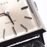 ROLEX Rolex Plexion Antique 2639 Women's SS / Leather Watch Hand-rolled Silver Shaver AB Rank Used Silver