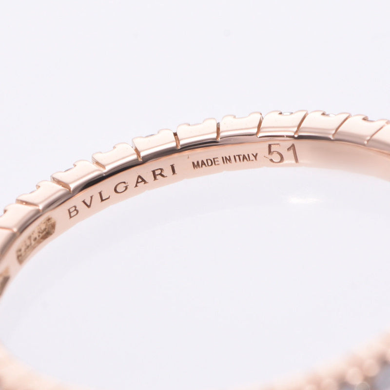 BVLGARI ブルガリ フルエタニティ #51 10.5号 レディース K18PG/ダイヤ リング・指輪 Aランク 中古 銀蔵