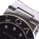 BVLGARI ブルガリ ブルガリブルガリ23 12Pダイヤ BB23SS レディース SS 腕時計 クオーツ 黒文字盤 Aランク 中古 銀蔵