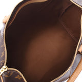 Louis Vuitton Louis Vuitton会标Speedy Bund Riere 35棕色M40392男女皆宜音乐帆布手提包B排名使用水池