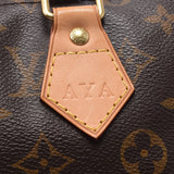 Louis Vuitton Louis Vuitton会标Speedy Bund Riere 35棕色M40392男女皆宜音乐帆布手提包B排名使用水池