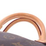 Louis Vuitton Louis Vuitton会标Speedy Bund Riere 35棕色M40392男女皆宜音乐帆布手提包B排名使用水池