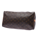Louis Vuitton Louis Vuitton会标Speedy Bund Riere 35棕色M40392男女皆宜音乐帆布手提包B排名使用水池