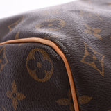 Louis Vuitton Louis Vuitton会标Speedy Bund Riere 35棕色M40392男女皆宜音乐帆布手提包B排名使用水池