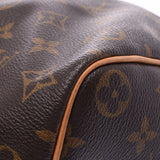 Louis Vuitton Louis Vuitton会标Speedy Bund Riere 35棕色M40392男女皆宜音乐帆布手提包B排名使用水池