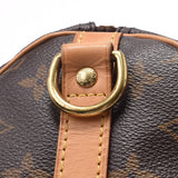 Louis Vuitton Louis Vuitton会标Speedy Bund Riere 35棕色M40392男女皆宜音乐帆布手提包B排名使用水池