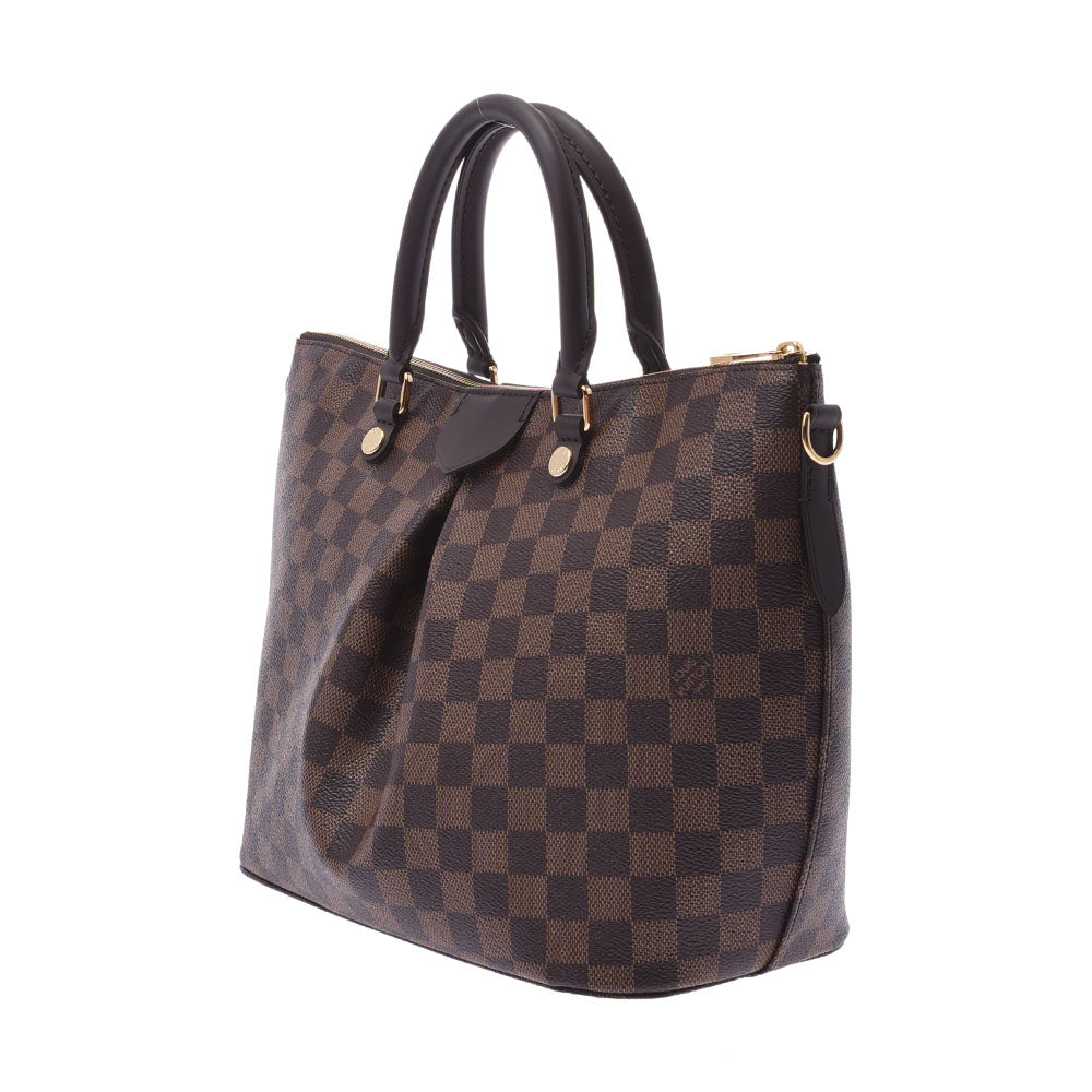 LOUIS VUITTON ルイヴィトン ダミエ シエナMM 2WAYバッグ ブラウン N41546 レディース ダミエキャンバス ハンドバッグ 新同  中古 銀蔵