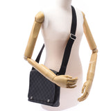 LOUIS VUITTON ルイヴィトン ダミエ グラフィット ディストリクトPM NM 黒 N41028 メンズ ダミエグラフィットキャンバス ショルダーバッグ Aランク 中古 銀蔵