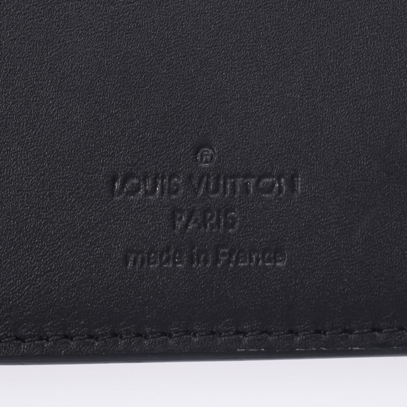 Louis Vuitton Louis Vuitton Monogram Shadow Organizer de Posh Black M62899 Men's Leather Card Case A-Rank Used Sinkjo