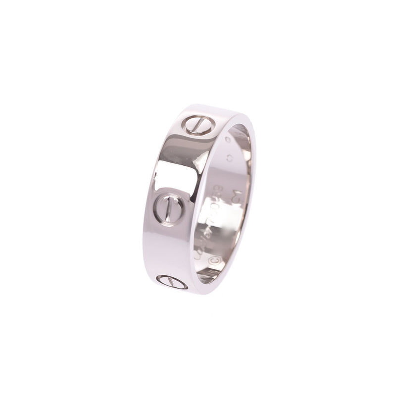 CARTIER Cartier love ring #59 No. 18.5 unisex K18WG ring-ring a rank used silver jewelry