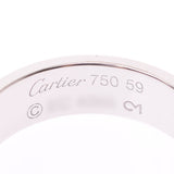 CARTIER Cartier love ring #59 No. 18.5 unisex K18WG ring-ring a rank used silver jewelry