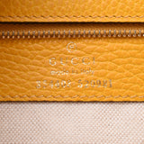 Gucci Gucci摇摆手提包黄色354408女士皮革手提包A级使用硅格林