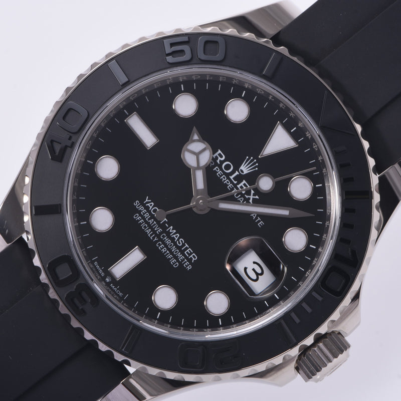 [Cash Special price] Rolex Rolex Yacht Master 42 226659 Men's WG / Rubber Watch Automatic Wound Black Table A-Rank Used Silgrin