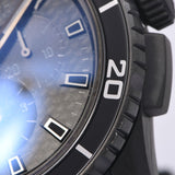 ZENITH Zenith, the Primelo, the Stratos Spindrift 75.2060.4061, or 21.R573 Men' s SS (DLC processing) /the rubber wristwatch black-and-white black, black, A-rank, used silver storehouse.