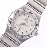 OMEGA Omega Constellation Mini 1562.30 Ladies SS Watch Quartz White Dial A Rank Used Ginzo