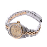 ROLEX Rolex Datejust 10P Diamond 69173G Ladies YG/SS Watch Automatic Winding Champagne Dial A Rank Used Ginzo