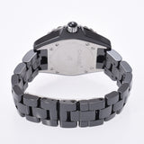 CHANEL J12 33mm 12P Diamond H1625 Boys Black Ceramic/SS Watch Quartz Black Dial A Rank Used Ginzo