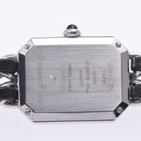 Chanel Plaid Mini Shoulder SS / Black Leather Watch