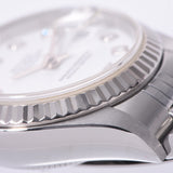 ROLEX Rolex Day Just 10P Diamond 79174G Women's SS / WG Watch Automatic Wound White Flight A-Rank Used Silgrin