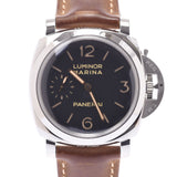 Officine Panerai Officeene Panerai Luminor Marina 1950 3days实现PAM00422男士SS /皮革手表手工滚黑桌A  - 级载水池