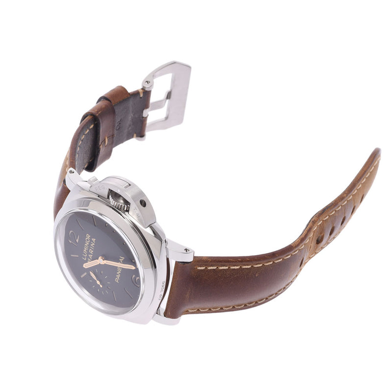 Officine Panerai Officeene Panerai Luminor Marina 1950 3days实现PAM00422男士SS /皮革手表手工滚黑桌A  - 级载水池